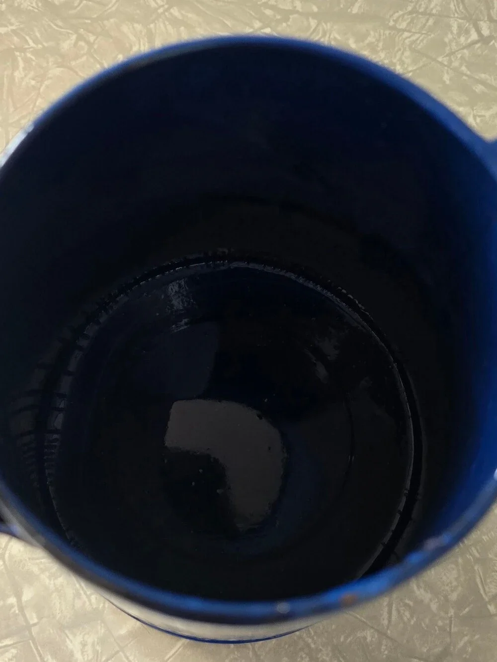 Enamelware Coffee Pot Cowboy Percolator blue Graniteware complete